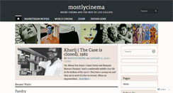 Desktop Screenshot of mostlycinema.com