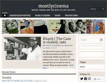 Tablet Screenshot of mostlycinema.com